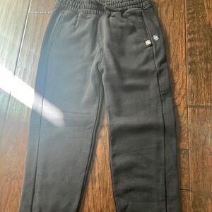 Abercrombie Kids Black Sweatpants Relaxed Fit
